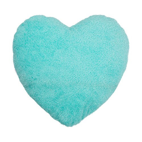 Pluche hart kussensloop voor sublimatie - wit en groen