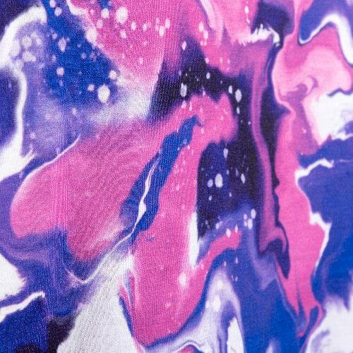 Tricou Bumbac-cum ar fi Albastru Bloom Albastru pentru sublimare