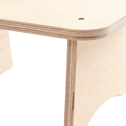 Barnstol i plywood för sublimering