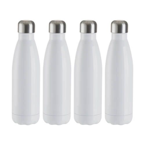 Set van 4 metalen flessen van 500 ml voor sublimatie