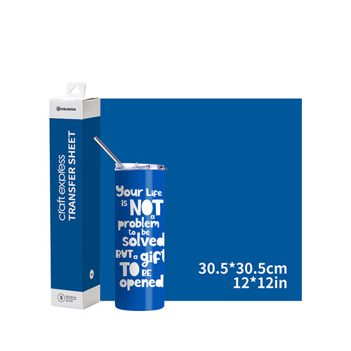 Craft Express transfeerleht sinine 30,5 x 30,5 cm - 8 tk.