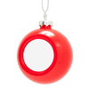 Boule de Noël Ø 6 cm pour sublimation - rouge brillant