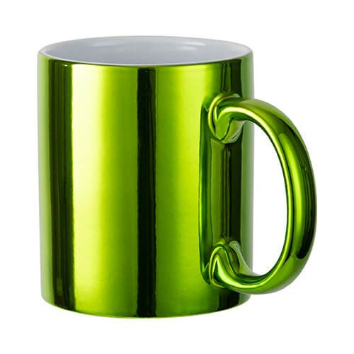 Mug 330 ml plaqué pour sublimation - Vert clair