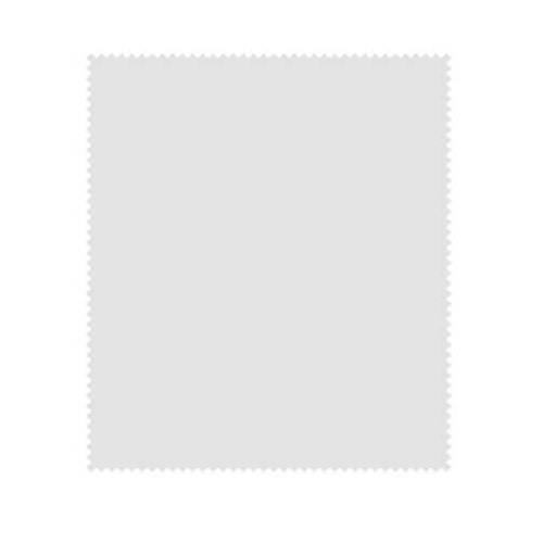 Chiffon peau de chamois 15 x 18 cm blanc Sublimation Transfert Thermique