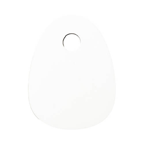 Navneskilt i fiberplade til 780 / 900 / 1050 / 1260 ml krus til sublimering - æg