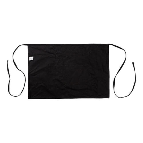 Black apron for adults for sublimation