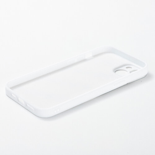 iPhone 14 Plus hvidt gummietui til sublimering