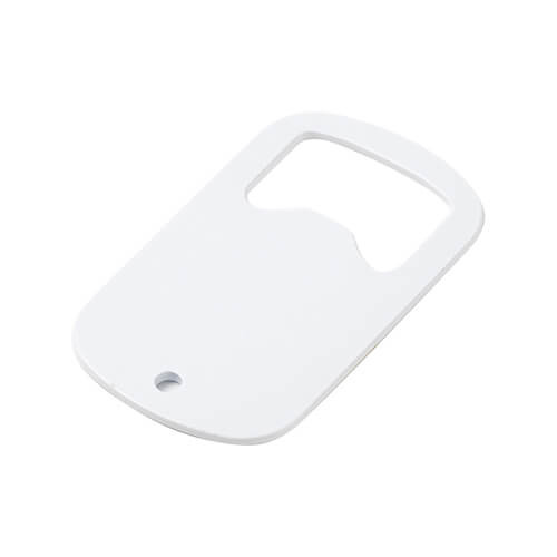 Décapsuleur 3 x 5 cm pour sublimation - blanc