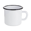 500 ml enamel mug with a black edge Sublimation Thermal Transfer