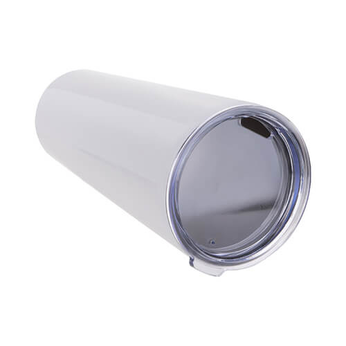 Muki - lasipannu 1000 ml ruostumattomasta teräksestä sublimaatiota varten - valkoinen