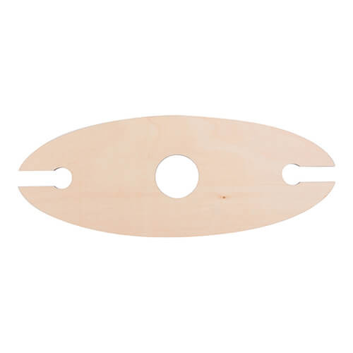 Vinflaskeovertræk til sublimering - oval