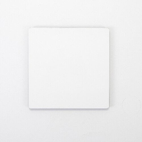 Cartón de fibra para sublimación 20 x 20 x 0,6 cm - 2 unidades. - espalda negra