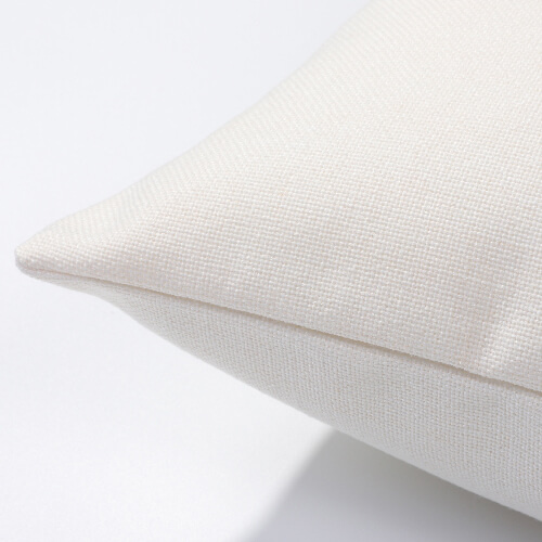 Funda de almohada de lino 40 x 40 cm sin cremallera de sublimación