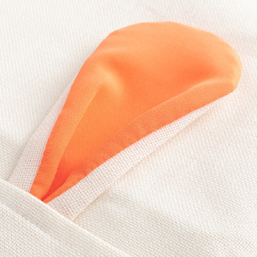 Linen pillowcase 40 x 40 cm for sublimation - orange ears