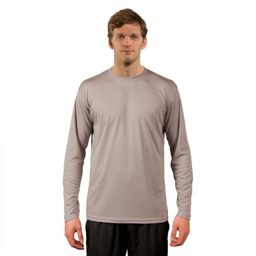 Solar langærmet t-shirt til sublimering - Athletic Grey