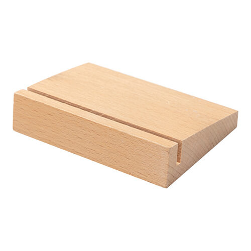 Socle en bois 6,7 x 10 x 2,3 cm