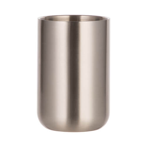 Rostfri mugg utan handtag 350 ml för sublimering - silver