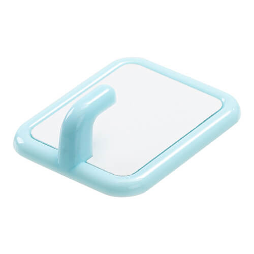 A small plastic hanger for sublimation - a blue rectangle