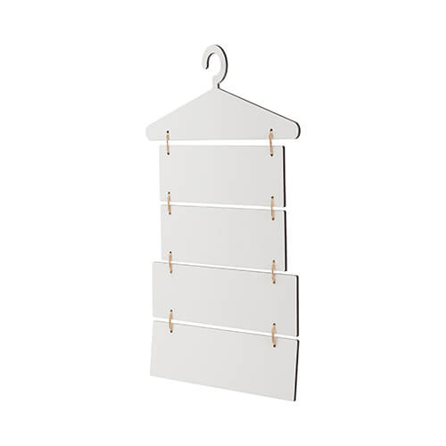 Vijf hangende MDF frames voor sublimatie - hanger
