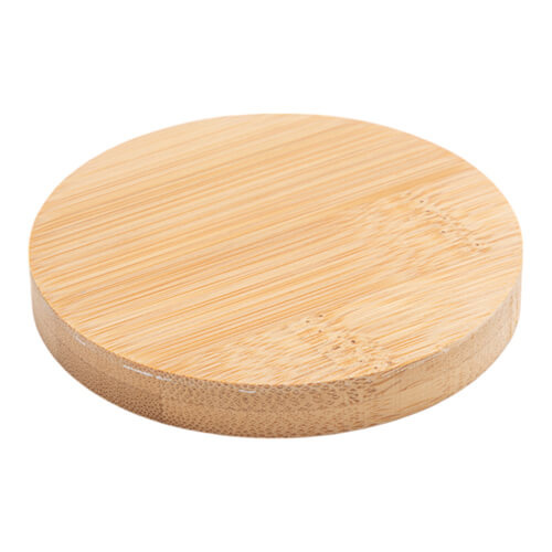Rund oplukker i bambus ∅ 8 cm til sublimering