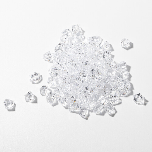 Hielo triturado artificial - incoloro