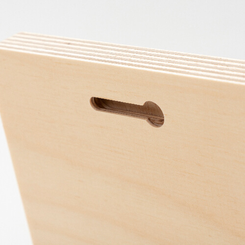 Szublimációs négyzet alakú rétegelt lemezből készült képkeret - 15,2 x 15,2 cm