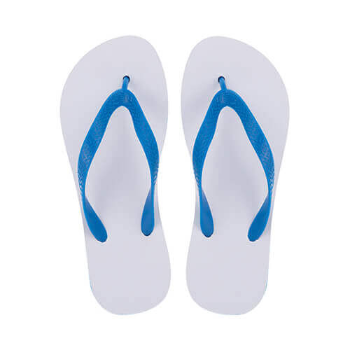 Zilas flip flops Sublimācijas termiskā pārnese