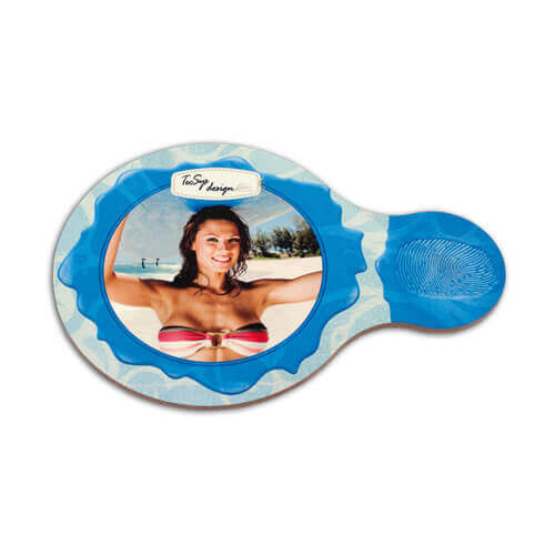 Podmetač za šalice Ø 10 cm od MDF-a za sublimaciju - s ručkom