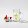 Mason Jar glazen mok voor sublimatie - kunstijs en watermeloen
