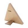 Triangular plywood photo frame for sublimation - 17.8 x 20.3 cm