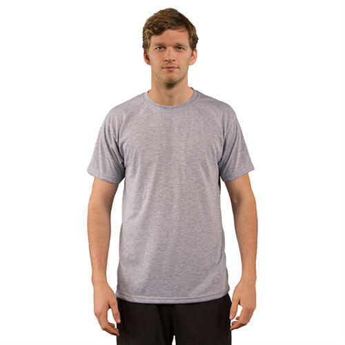 Základné tričko s krátkym rukávom pre sublimáciu - Ash Heather
