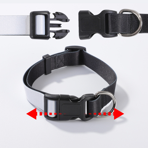 Juego de 4 collares para perros de 56 x 2,5 cm para imprimir