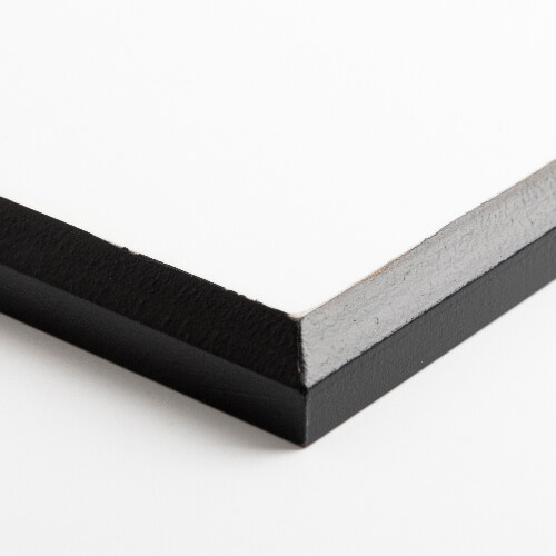MDF-kehys mustalla reunalla sublimaatiota varten - 20,3 x 25,4 cm