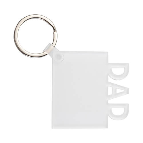 Acrylic keychain for sublimation keys - Dad