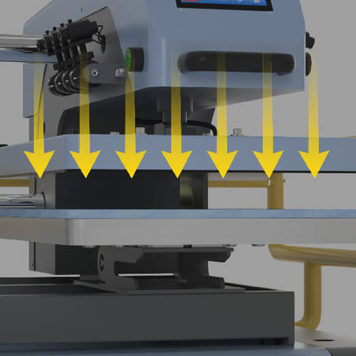 OtterPro Air 40 x 50 cm two-station flatbed press