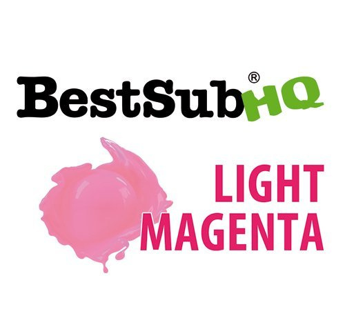 BestSub HQ sublimatie-inkt - Light Magenta 1000 ml sublimatie thermische overdracht