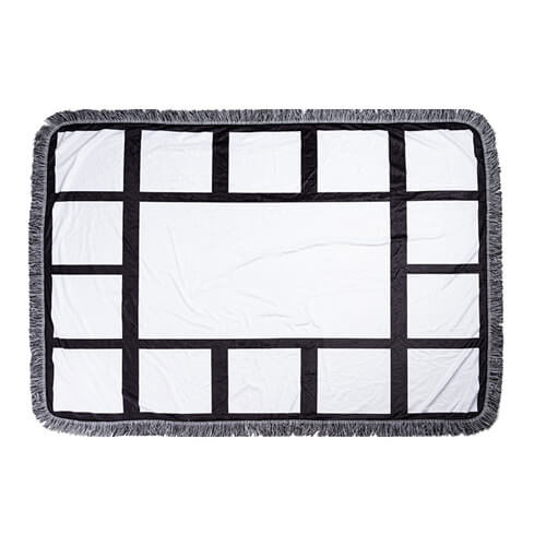 Plišana dekica 150 x 100 cm s foto panelima za sublimaciju - 15 panela