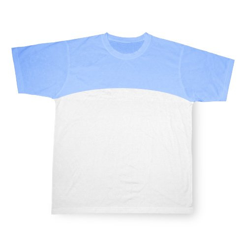 Športna majica Cotton-Touch blue Sublimacija Termični prenos