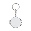 Keyring with a lockable sublimation mirror - circle