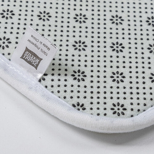 Bathroom rug for sublimation