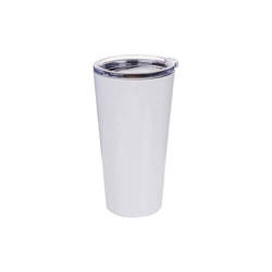 Tumbler termiczny 480 ml ze stali nierdzewnej do sublimacji - biały