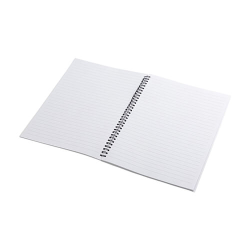 A5 spiral notebook with PET cover for sublimation