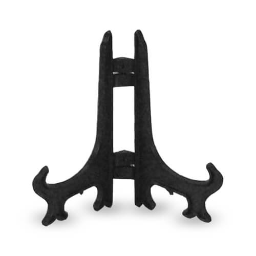 Un soporte para expositor de platos Ø 18 cm negro