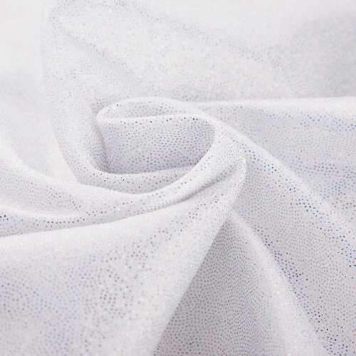 Glitter kussensloop 40 x 40 cm voor sublimatie - wit