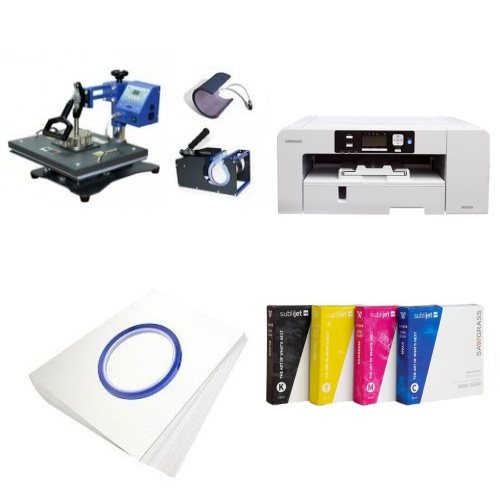 Sawgrass Virtuoso SG1000 + COMBO2 Multifunctionele Printer Kit Sublimatie Thermische Transfer