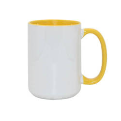 Mug MAX A+ 450 ml FUNNY jaune Sublimation Transfert Thermique