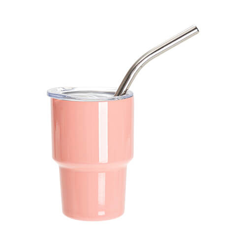 Stainless steel shot glass for sublimation - coral