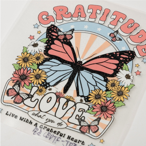 OtterPro DTF A3 trblietavá fólia na tlač - 50 listov - strieborná