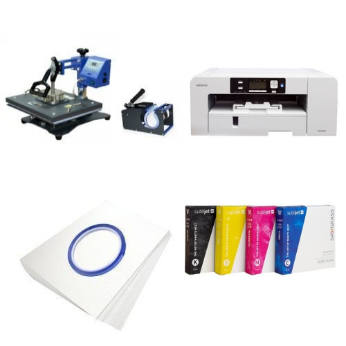 Sawgrass Virtuoso SG1000 + COMBO1 Multifunctionele Printer Kit Sublimatie Thermische Transfer