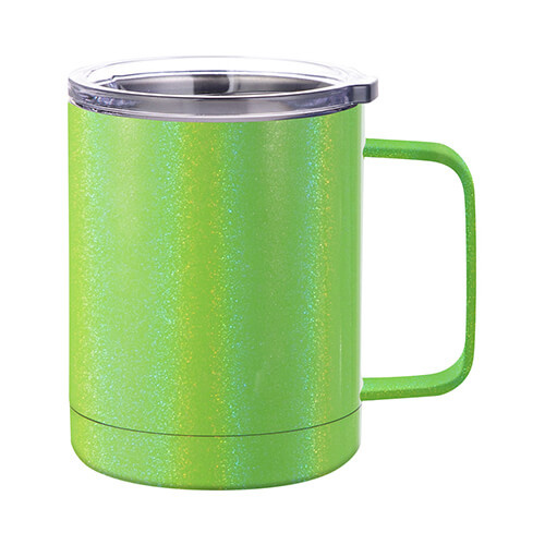 Koffiemok 300 ml voor sublimatie - iriserend groen